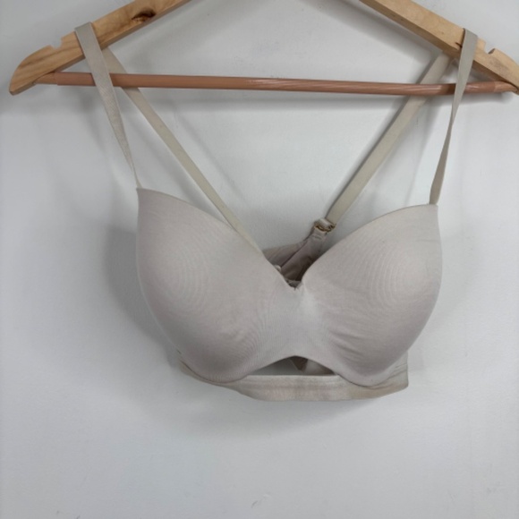 Third Love 24/7 Pima Cotton T-Shirt Bra 34D Set of 2 Lined Underwire Black White - Picture 8 of 11